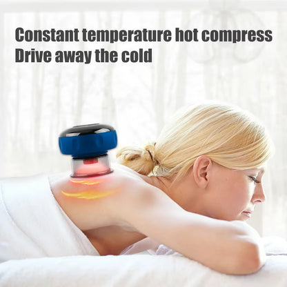 USB Rechargeable Vacuum Cupping Massage anti Cellulite Magnet Therapy Guasha Scraping Fat Burner Slimming Body Scraping Cupping